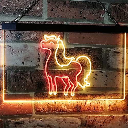 Magical Horse Pony Dual LED Neon Light Sign